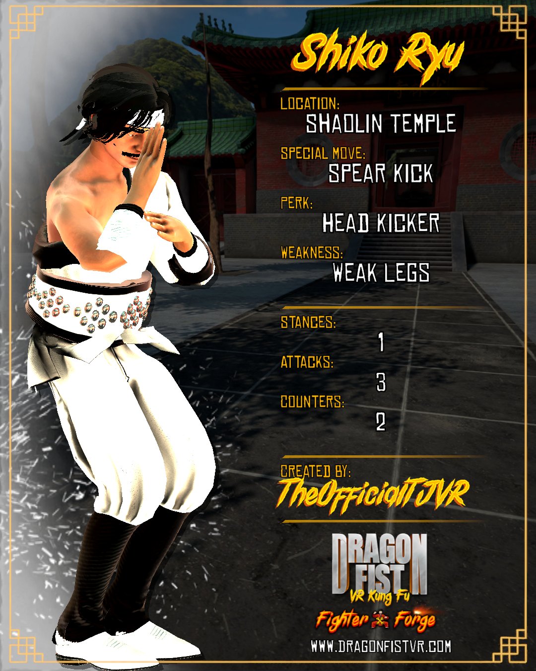 Shiko Ryu - Created By: TheOfficialTJVR